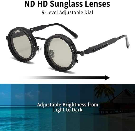 Adjustable Dimming Sun Glasses Women Retro Punk Fishing Eyeglasses Outdoor Shades