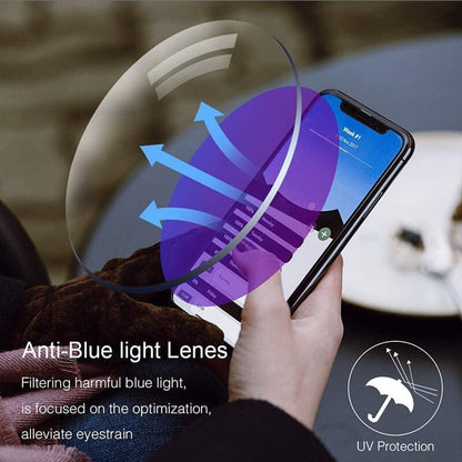 Smart Reading Glasses Rimless Anti Blue Ray Reading Glasses Men Women